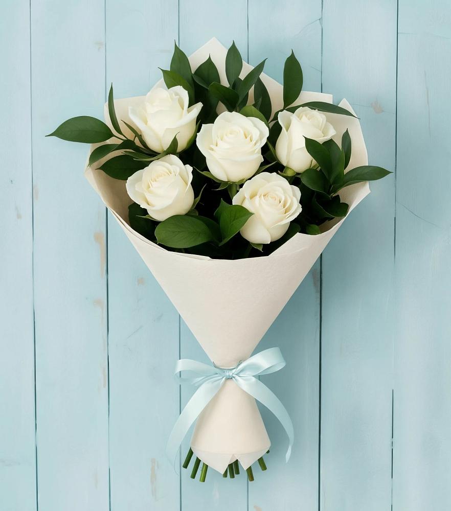 Букет цветов из: Розы в Пестриково