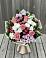 Букет цветов из: Альстромерии, Гвоздики, Розы и Хризантемы в Пестриково