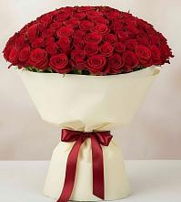 Букет 101 Красная роза Милано в Пестриково