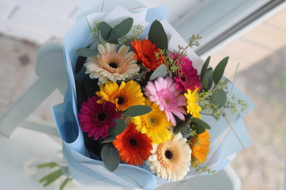 Букет цветов из: Герберы в Пестриково