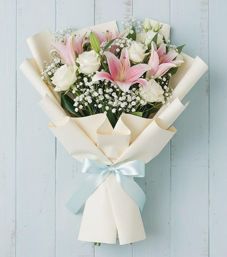 Букет цветов из: Лилии в Пестриково