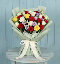 Букет цветов из:  Розы в Пестриково
