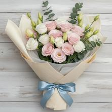 Букет цветов из:  Лизиантусы в Пестриково