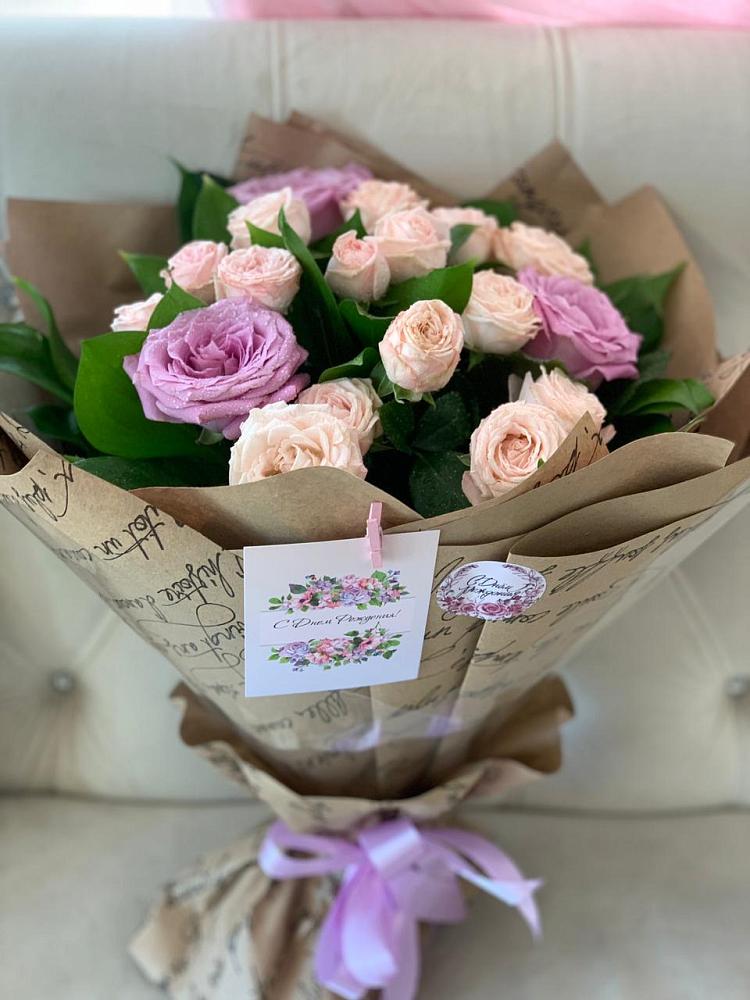 Букет цветов из: Розы в Пестриково