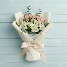 Букет цветов из:  Альстромерии в Пестриково