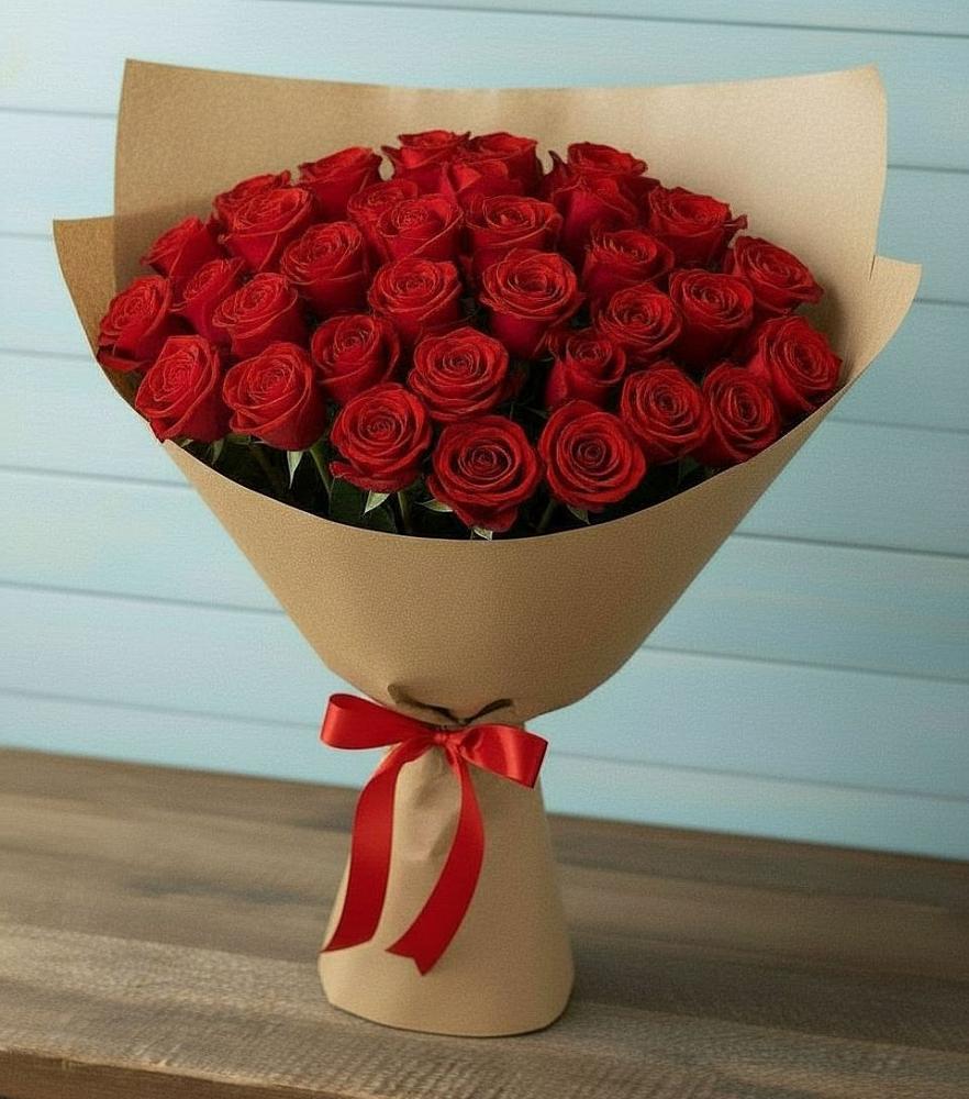 Букет Красные розы Милано в Пестриково