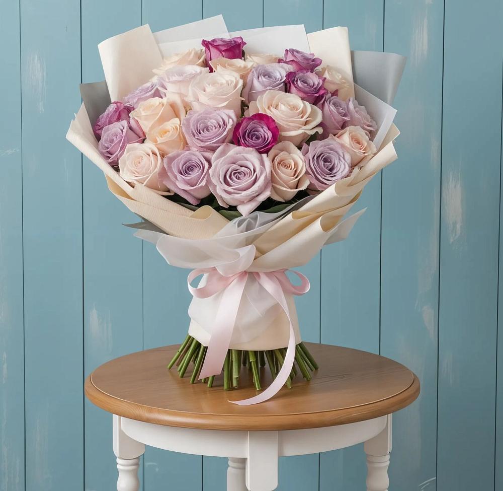 Букет цветов из: Розы в Пестриково