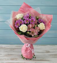 Букет цветов из:  Герберы в Пестриково