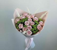 Букет цветов из:  Розы и Хризантемы #REPLACE_PRED# Пестриково