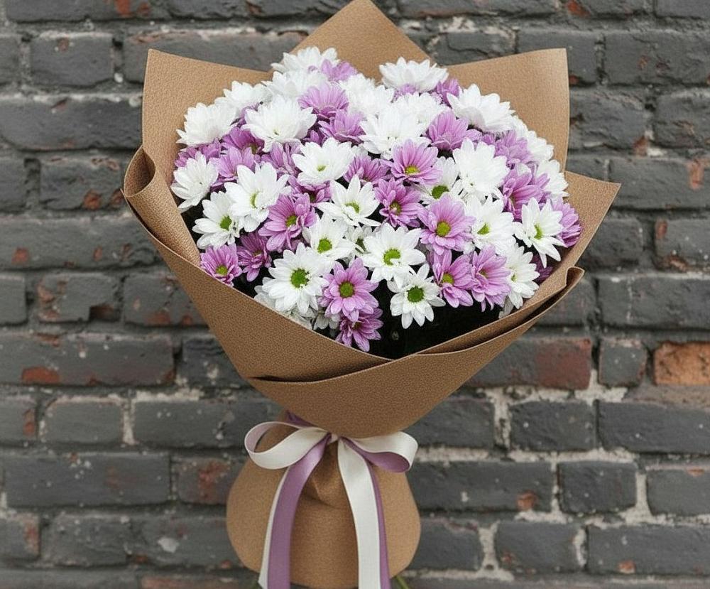 Букет цветов из: Хризантемы в Пестриково