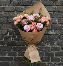 Букет цветов из:  Розы #REPLACE_PRED# Пестриково