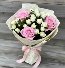 Букет цветов из:  Розы в Пестриково