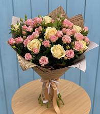 Букет цветов из:  Розы в Пестриково