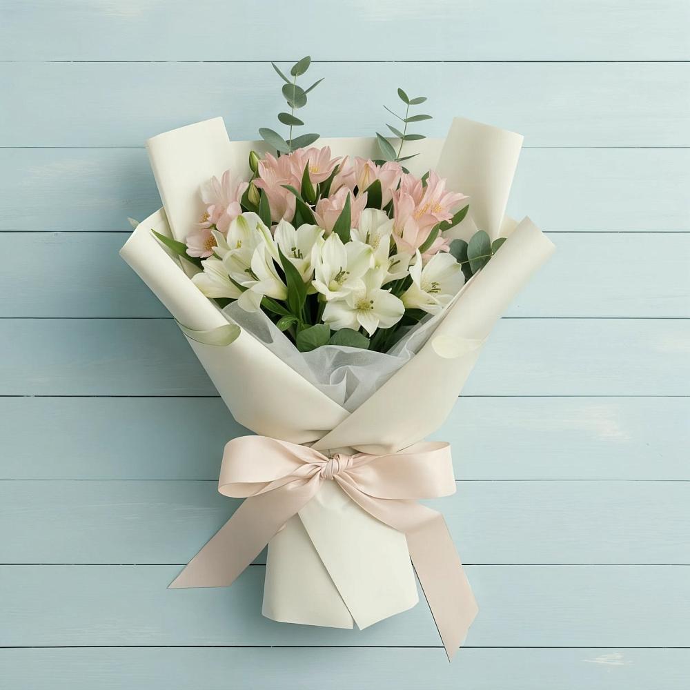 Букет цветов из: Альстромерии в Пестриково