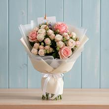 Букет цветов из:  Розы в Пестриково