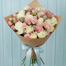 Букет цветов из:  Розы в Пестриково