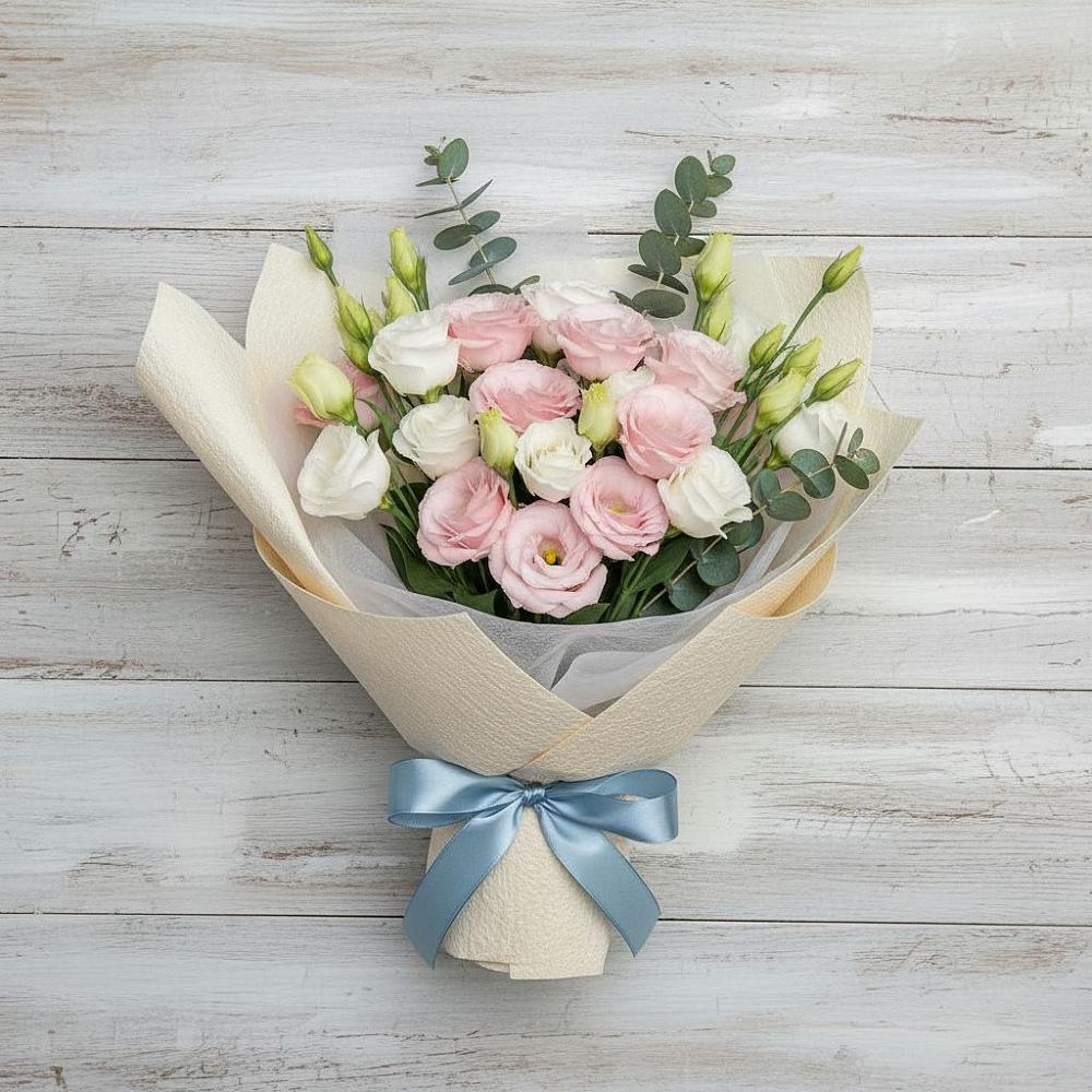 Букет цветов из: Лизиантусы в Пестриково